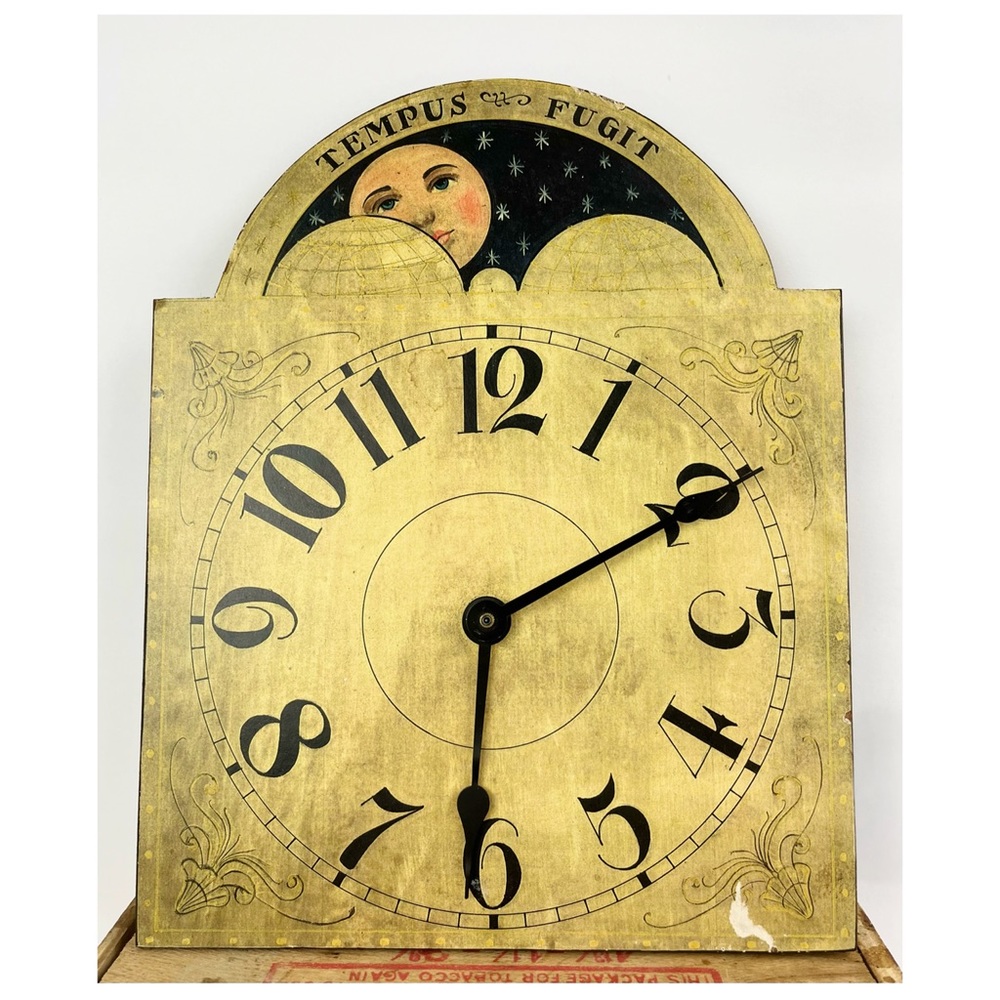 Vintage 90s Celestial Clock Moon Tempus Fugit *Please Read Description*